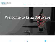 Tablet Screenshot of lenasoftware.com